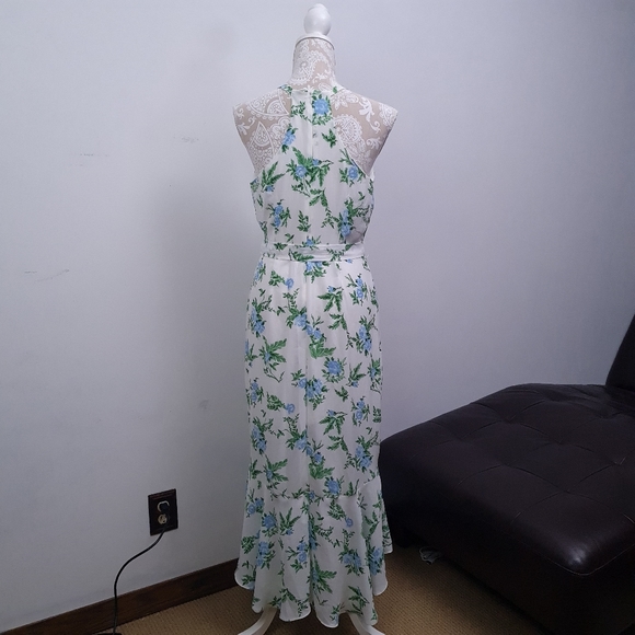 Disney Princess Floral Rose Ruffle Chiffon Dress Size M - Picture 5 of 16